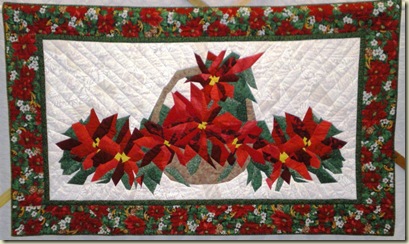 Poinsettia Basket