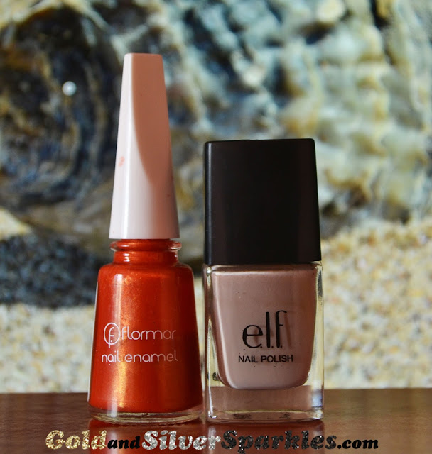 nail polish, e.l.f. nail polish, dessert haze, flormar 236