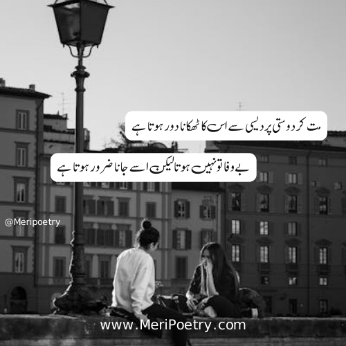 FriendShip Shayeri in Urdu .