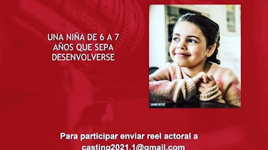 PERÚ: Casting para cortometraje se busca NIÑA de 6 a 7 años que sepa desenvolverse frente a cámara