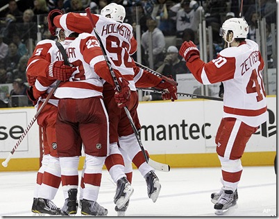 Red Wings Sharks Hockey
