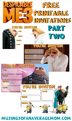 Despicable Me 3 Party ideas