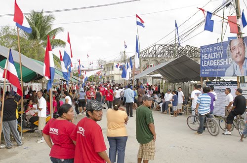 Orange Walk East on election day 2012.