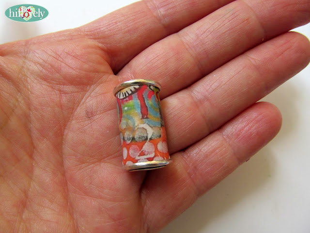 channel bead,tube bead,hilka bushari,hillovely,transfer paper, fimo tub