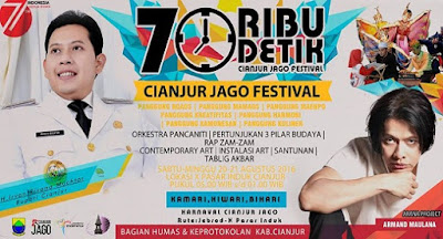 Event 70 Ribu Detik Cianjur Jago Festival