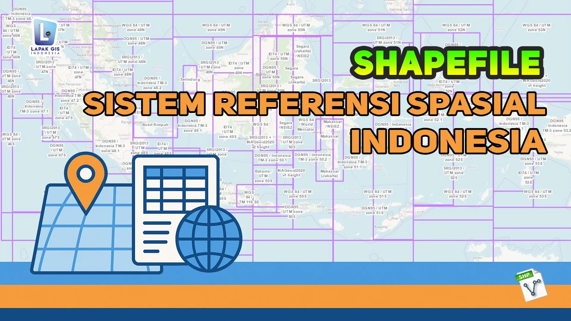 Shapefile Sistem Referensi Spasial di Indonesia
