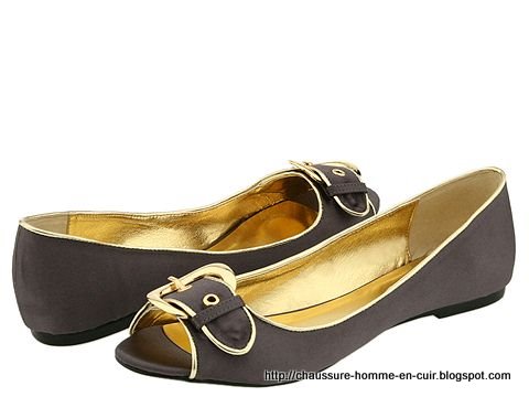 Chaussure homme en cuir:homme-634999