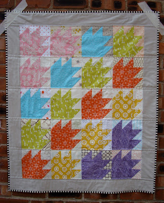 modern bear paw quilt