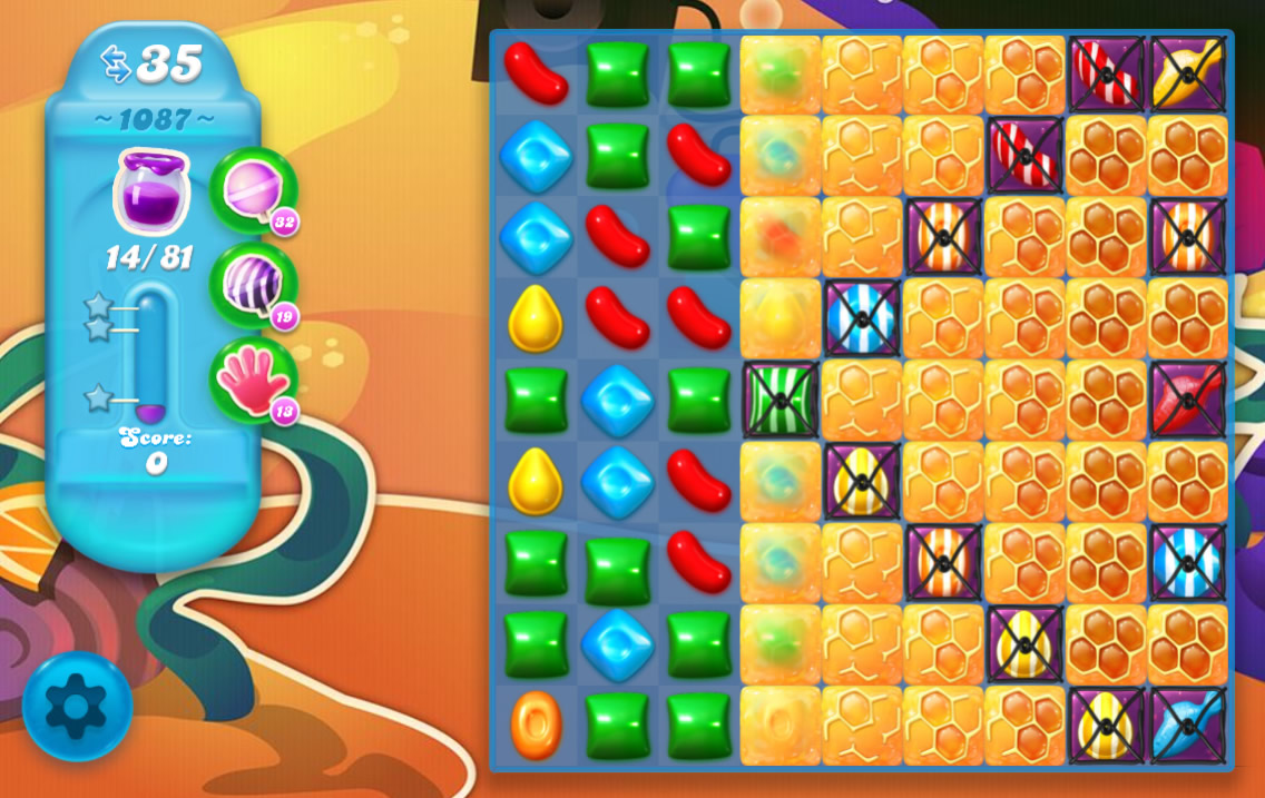 Candy Crush Soda Saga level 1087