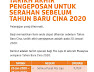 Tarikh Akhir Pengeposan Pos Laju Tahun Baru Cina 2020