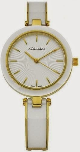 Стильные дорогие часы изготовленные с использованием белого золота и керамики