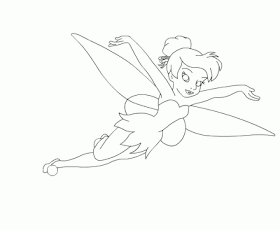 Tinkerbell Coloring Pages