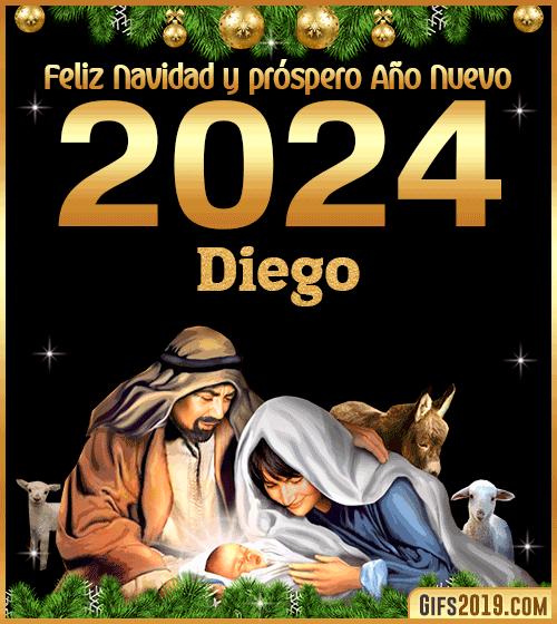 Feliz año nuevo 2024 diego