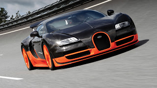 Bugatti Veyron Super Sport Looking to Front 