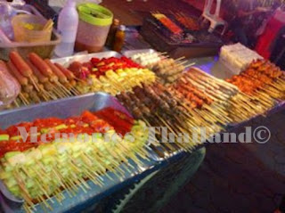 Thai BBQ at a street stall