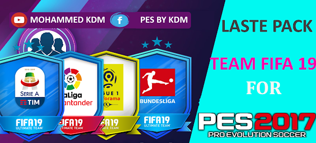 LASTE PACK LOGO FIFA 19 FOR PES 2017