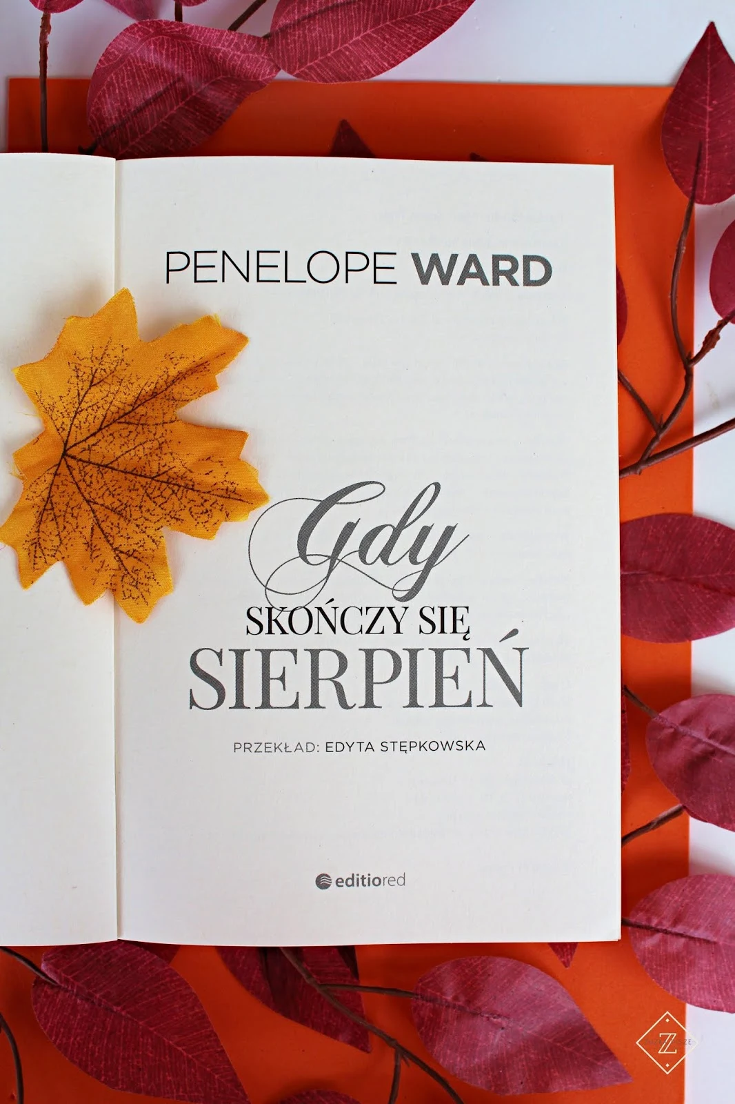 Penelope Ward "Gdy skończy się sierpień" - recenzja