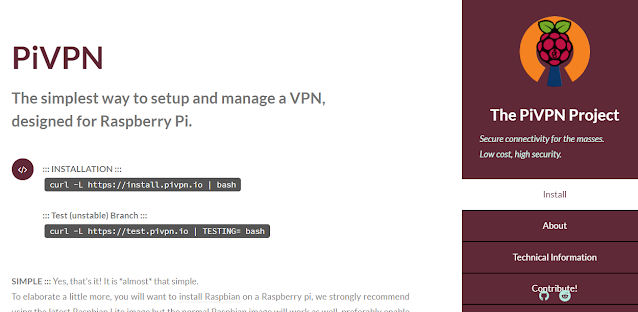 PiVPN designed for Raspberry Pi.