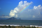 This is Turtle Island. It can be seen pretty much anywhere off the coast of . (turtle island rainbow)