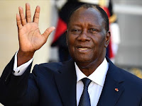 Ivory Coast President Alassane Ouattara wins 3rd term.