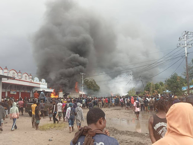 Isu Penculikan Anak Jadi Pemicu Kerusuhan dan Pembakaran Bangunan di Wamena