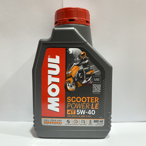 Nhớt Motul Scooter Power LE 5W40 0.8L