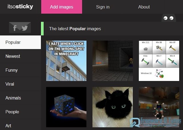 Itsosticky : un nouveau service d'hébergement d’images