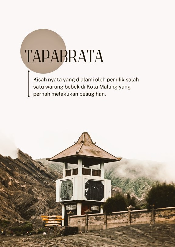 KISAH HOROR NYATA : TAPABRATA (Kisah nyata yang dialami oleh salah satu pemilik warung makan di Kota Malang.)