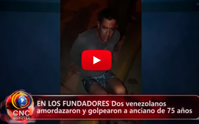 Dos venezolanos capturados en Colombia tras amordazar, golpear y atracar a un anciano