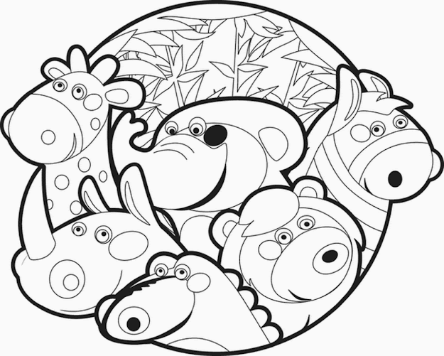 Free Coloring Pages Zoo Animals  Coloring Pages Zoo Animals Free Printable Coloring  Pages Coloring Pages