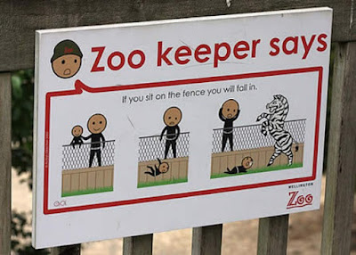 Funny Zoo signs pictures collection