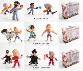 San Diego Comic-Con 2017 Exclusive Street Fighter Action Vinyls 2 Packs by The Loyal Subjects