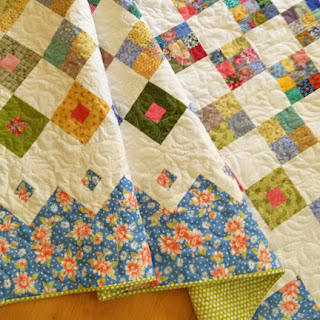 Spring Garden quilt: QuiltBee