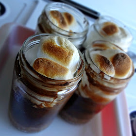 S'mores Cakes in Jars