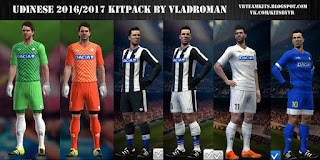 Kits Udinese 2016-2017 Pes 2013 by vladroman