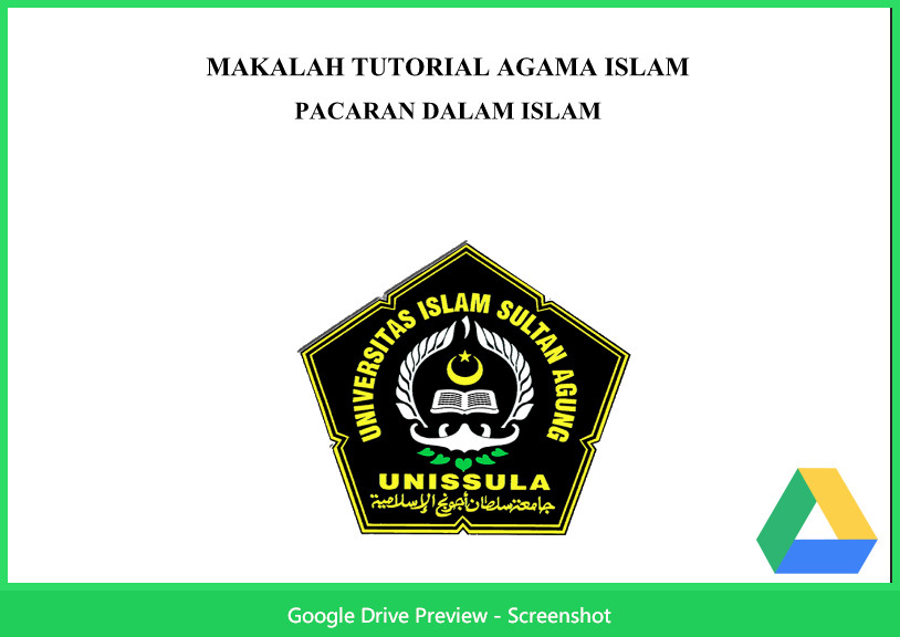 Contoh Makalah Agama Tentang Pacaran Dalam Islam  Contoh 