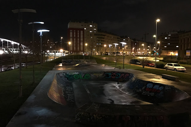 Pista de skate en Desierto