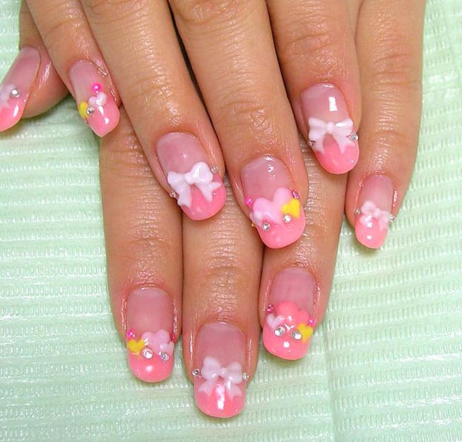 hello kitty nails. Hello Kitty Nails 3d. and of