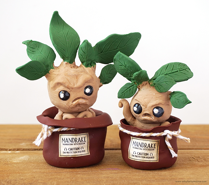 Harry Potter Mandrakes in Pots