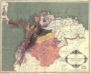 Antiguo mapa de Colombia y Venezuela (mapa colombia )