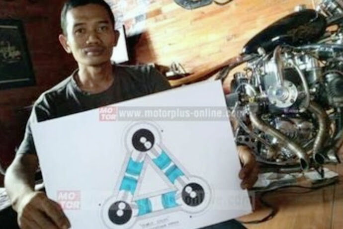 Bulider Lokal Rancang Mesin Jahat 6 Silinder Berbentuk 