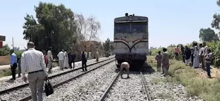 مصرع شاب تحت عجلات القطار بقرية الهنادي بمركز إسنا جنوب الأقصر