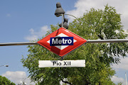 Madrid Subway: Pius XII Metro Stop. Who would have known?
