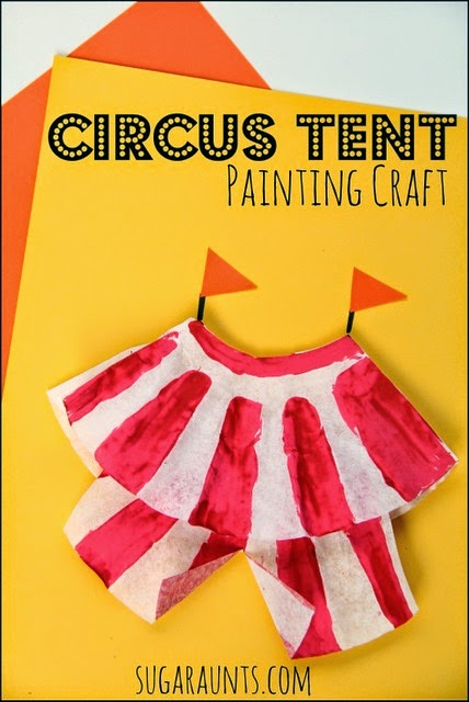 Tent Craft For Preschool Circus tent craft for kids