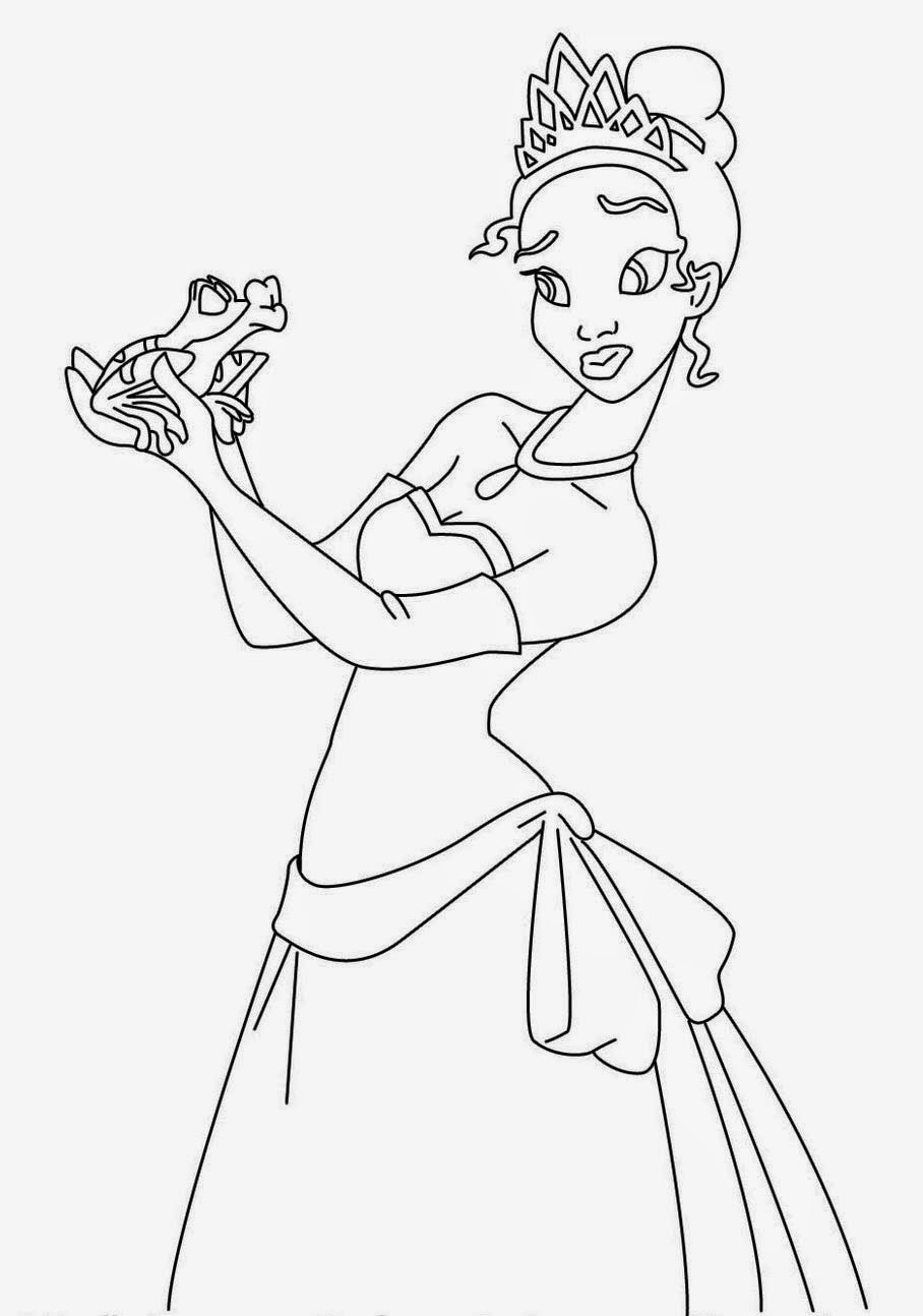 Ecco alcune principesse Disney da stampare e colorare Sono immagini prese dal web