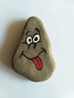 Aniket Dabhade - VU3LOL made Stone Art of Comedy face