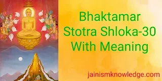 Bhaktamar Stotra Shloka-30
