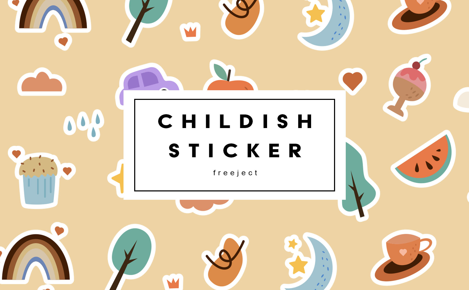 Pretty stickers Vectors & Illustrations for Free Download