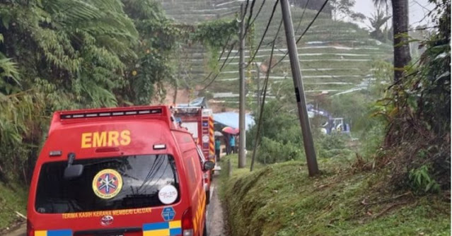 Wanita Maut Tertimbus Dalam Insiden Tanah Runtuh Di Cameron Highlands