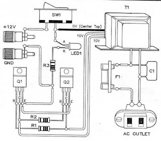 Micro Inverter circuit DC voltage AC 12v x110v
